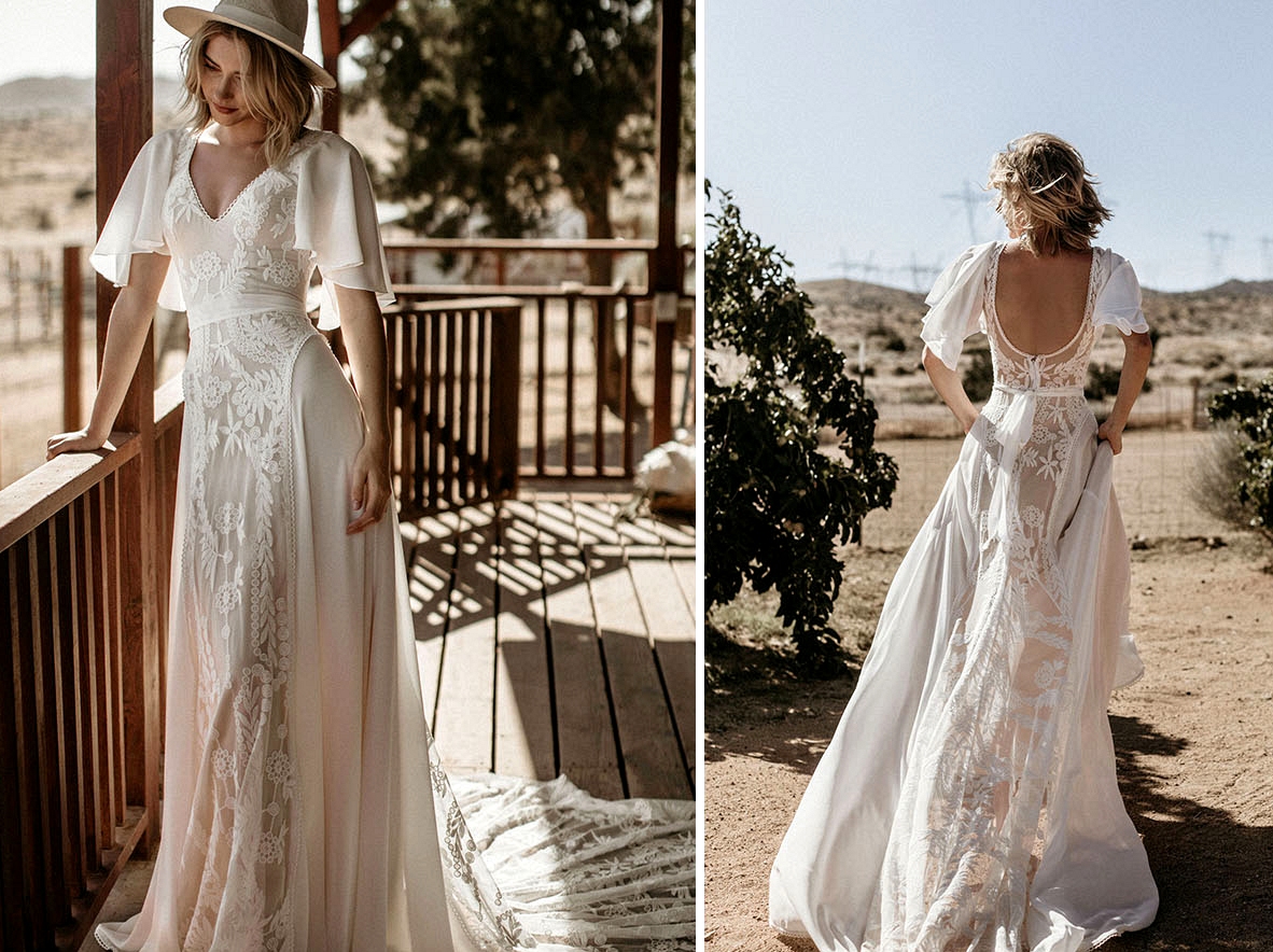 Take a CHANCE: The New Boho Marriage ceremony Gown Assortment from