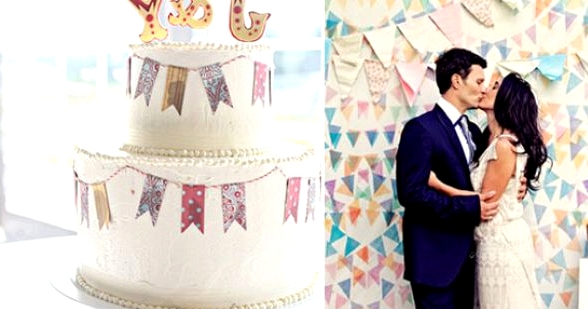 Beautiful Bunting Wedding Ideas - From Outdoors to Motif